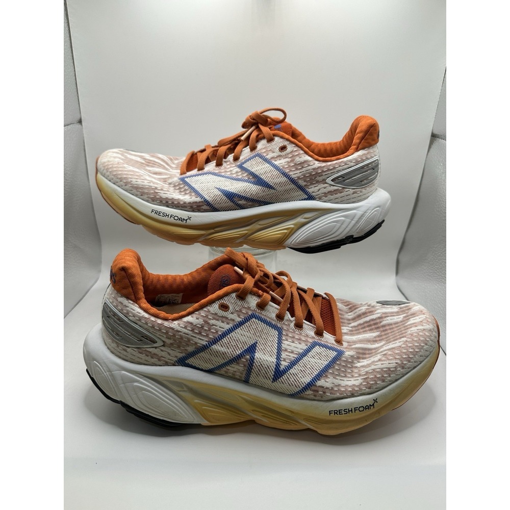 New Balance Fresh Foam X Balos running shoes White Orange Women's 10